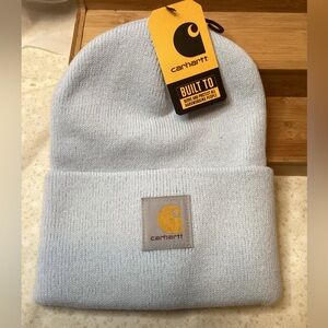 Carhartt Light Blue Knit Cuffed Beanie Adult One Size A18 New with Tags